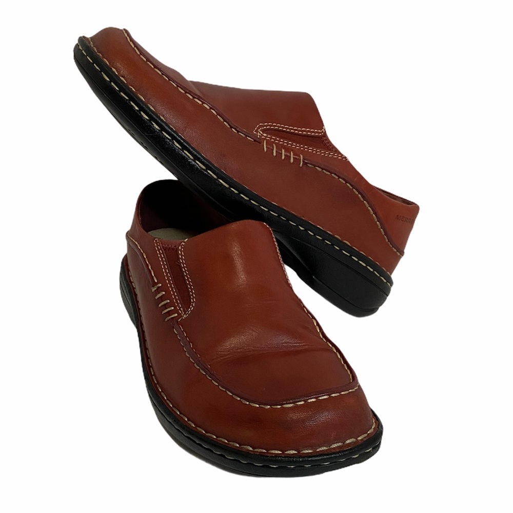 Merrell Tetra Moc Red Bean Loafers Women’s Size 8
